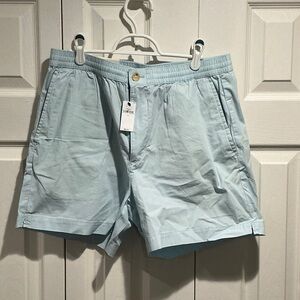 Banana Republic Factory Men's Light Blue Flat Front Shorts